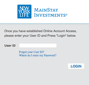 Mainstay Funds screenshot